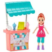 Boneca Polly Pocket Quiosque Sorveteria da Lila - Mattel