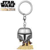 Chaveiro Funko Pop Star Wars Mandaloriano com Blaster