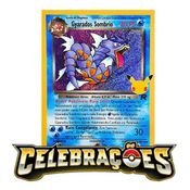 Jogo de Cartas e Baralho Carta Pokémon Gyarados Sombrio Coleção Celebrações 25 Anos 1 carta Copag