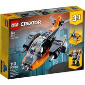 LEGO Creator 3 em 1 - Ciberdrone 113 peças - 31111