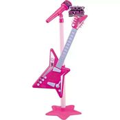 GUITARRA STAR ELETRONICA INFANTIL COM MICROFONE- ZOOP