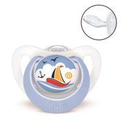 Chupeta NUK Genius Design Barquinho Azul 6m+