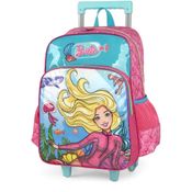 MOCHILA DE CARRINHO BARBIE GD 2BOLSOS AZUL