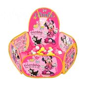 PISCINA BOLINHAS COM CESTA DE BASQUETE MINNIE PBC19MN