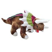 Dinossauro Triceratops 37 C m  Comprimento Pelúcia