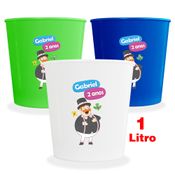 Kit 10 Baldes de Pipoca Mundo Bita Personalizados 1 Litro