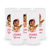 Kit 10 Copos Long Drink Moana Personalizados