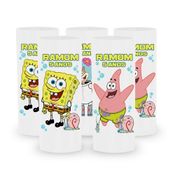 Kit 100 Copos Long Drink Aniversario Bob Sponja Personalizados