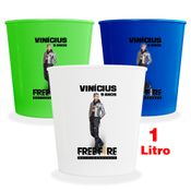 Kit 20 Baldes de Pipoca Free Fire Personalizados 1 Litro