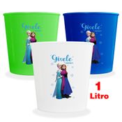 Kit 10 Baldes de Pipoca Frozen Personalizados 1 Litro