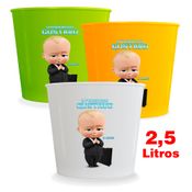 Kit 40 Baldes de Pipoca O Poderoso Cgefinho Personalizados 2,5 Litros