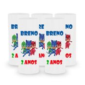 Kit 20 Copos Long Drink Pj Masks Personalizados