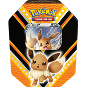 Jogo de Cartas e Baralho Lata Pokémon Eevee V Poderes 25 cartas Copag