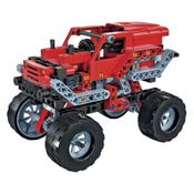 Conjunto de Montar - Laboratório de Mecânica - Monster Truck - Vermelho - Fun