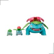 Pokemon - Pack de Evolução - Bulbasauro, Ivysaur e Venusaur