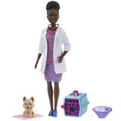 Boneca Barbie Profissões Deluxe Veterinária GTN84 Mattel