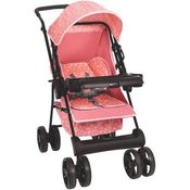 Carrinho De Bebê Solare Tutti Baby Rosa Múltiplas Posições