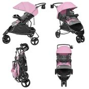 Carrinho de Bebê Evo Tutti Baby Rosa- 2004