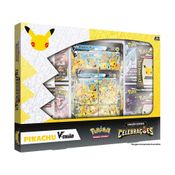 Jogo de Cartas e Baralho Box Celebrações De 25 Anos Pikachu V-União 1 carta Copag Pokémon