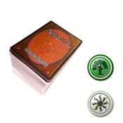 Jogo de Cartas e Baralho Deck Magic White & Green Pronto 60 cartas The Gathering