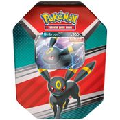 Jogo de Cartas - Pokémon Lata - 25 cartas - Evoluções de Eevee - Umbreon - Copag