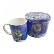 Caneca De Porcelana Na Lata Olaf Frozen