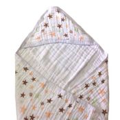 Toalha de Banho de bebe Swaddle Soft Fralda Estrelas