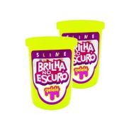 Kit 2 UN - Slime Brilha No Escuro Diversão Infantil Criança