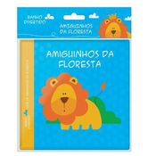 Livro De Banho Brinquedo Bebê Amiguinhos Leão