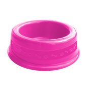 Comedouro Plástico N1 - 350 Ml Rosa - Furacão Pet