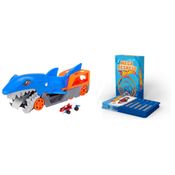 Kit Hot Wheels - Pista de Percurso - Guincho Tubarão e Mega Desafio - Mattel