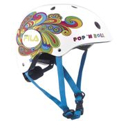 Capacete de Proteção Infantil Bella White Branco Fila