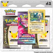 Jogo de Cartas e Baralho Blister Triplo - Toxtricity Luminoso 15 cartas Copag Pokémon