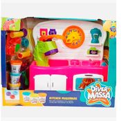 Cozinha Infantil - Massinha de Modelar - Diver Massa - Kitchen - Rosa - Divertoys