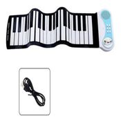 MINI TECLADO PIANO ELETRONICO DOBRAVEL 37 TECLAS GRAVADOR MIDI DIGITAL USB FLEXIVEL