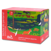 Quebra-Cabeça Gigante Infantil Chão Bichos do Pantanal 36 PC