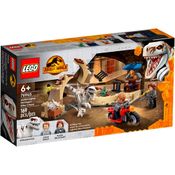 Lego Jurassic World Dominion - Atrociraptor Persiguição de Moto - 169 Peças - Lego