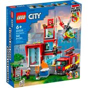 Lego City - Quartel dos Bombeiros - 540 Peças - Lego