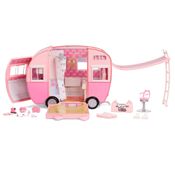 Playset - NaNaNa Surprise - Carro Acampamento Kitty Cat Camper - Mga