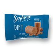 Paçoca diet com sal rosa