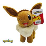 Eevee de Pelúcia Pokémon 20 cm Original Colecionável