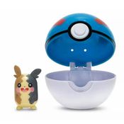 Pokémon Clip 'n' Go Mini Figura Morpeko e Great Ball