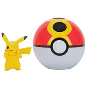 Pokémon Clip 'n' Go Mini Figura Pikachu e Repeat Ball