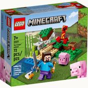 Lego Minecraft a Emboscada do Creeper 72 Pecas +7 Anos 21177
