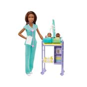 BARBIE PROFISSOES CONJ. PEDIATRA MORENA - GKH24 - MATTEL