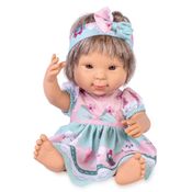 Boneca - Menina Branca - Coleção Down - Rosa - Cotiplás