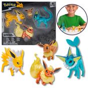 Bonecos Pokémon - Multi Pack 4 Figuras Evolução Eevee Sunny