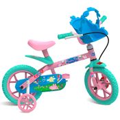 Bicicleta Aro 12 Peppa Pig 3322 Brinquedos Bandeirante