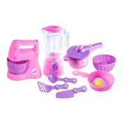 Kit Cook House Vamos  Brincar de Cozinha 9 Pç Zuca toys