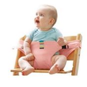 CADEIRINHA ROSA PARA O BEBÊ CINTO EM TECIDO PORTÁTIL ALIMENTAÇÃO VIAGEM RESTAURANTE COLO PROTEÇÃO